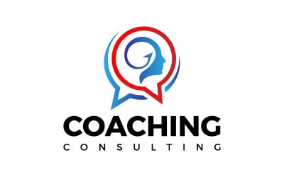 Diseño de logotipos de consultoría de coaching empresarial