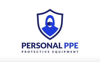 Design de logotipo de equipamento de proteção pessoal EPI