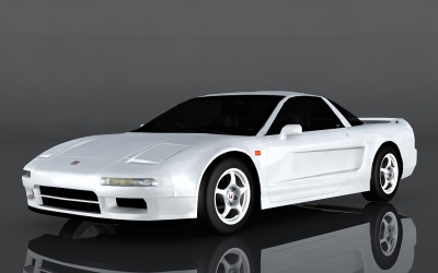 1992 Honda NSX 3D Modell