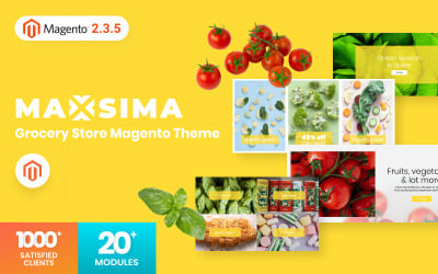 Maxsima - Lebensmittelgeschäft Magento2 Theme