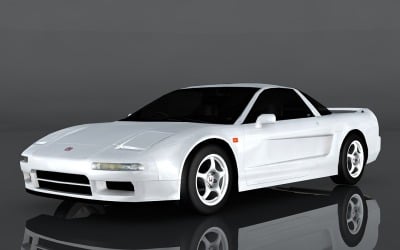 Model 3D Hondy NSX z 1992 roku