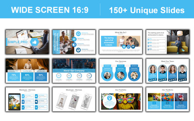 Modello Keynote di presentazione completo del pacchetto aziendale