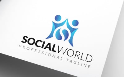 Social World Impact Logo-Design