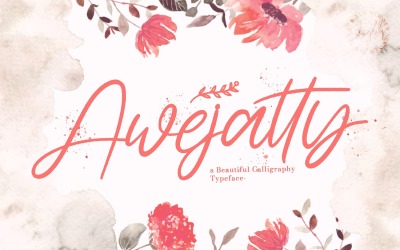 Awejatty - Handwritten Font