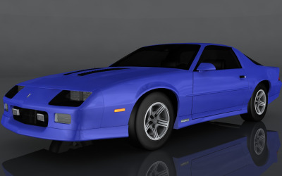 Chevrolet Camaro 3D-model uit 1990