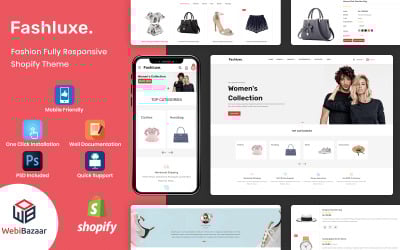 Fashluxe - Šablona Shopify moderní módy