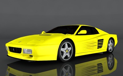 Ferrari 512 3D Model