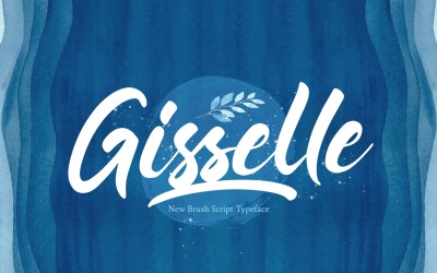 Gisselle - tučné skriptové písmo