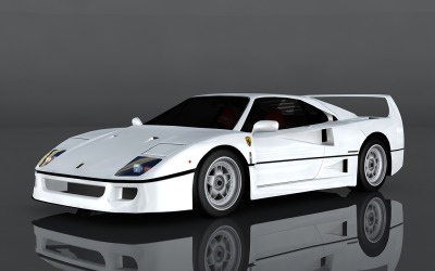 1987 Ferrari F40 Modello 3D