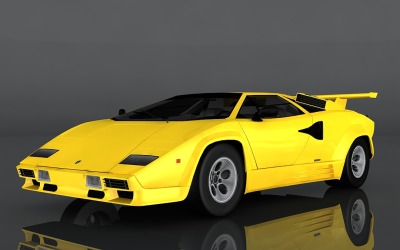 Lamborghini Countach LP5000 Modèle 3D