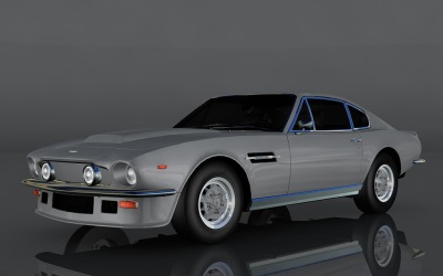 Model 3D Aston Martin Vantage z 1977 roku
