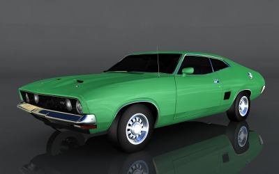 Modelo 3D do Ford XB Falcon 1973
