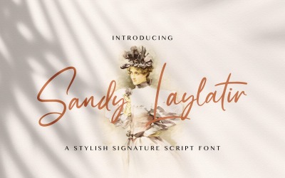 Sandy Lailyatir - Handskrivet typsnitt
