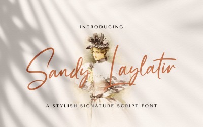 Sandy Lailyatir - Kézírásos betűtípus