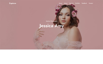 Захоплення - Фотографія цільової сторінки HTML