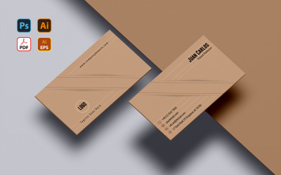 Juan Carlos - Diseño de tarjetas de presentación Plantilla de identidad corporativa