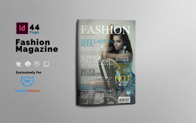 Modelo de revista de moda de verão