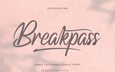 Breakpass-teckensnitt