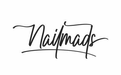 Caratteri di scrittura a mano di Nailmads