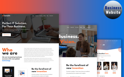 Consolin - Consulting Business HTML Template