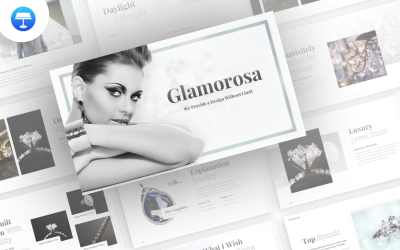 Glamorosa - Takı E-ticaret Keynote Şablonu