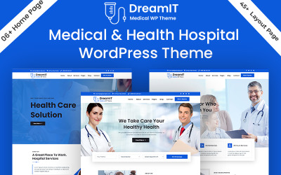 DreamIT - Tema de WordPress para atención médica y sanitaria
