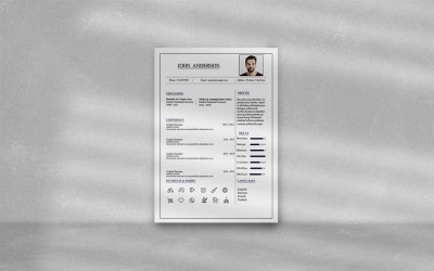 John Anderson _ Resume Template For Everyone Printable Resume Templates