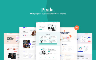 Pixila - Thème WordPress professionnel polyvalent