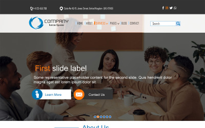 Serviços Comerciais - Modelo PSD de Serviços Comerciais Multiuso