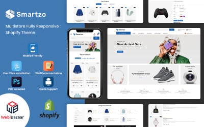 Smartzo – prémium többcélú Shopify sablon