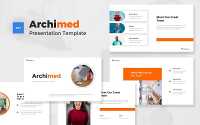 Archimed - Keynote-sjabloon voor architectenbureau