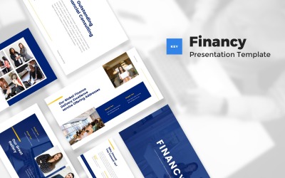 Financy - Modèle Keynote Financier et Investissement