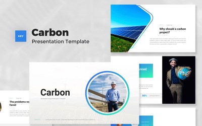 Karbon - Yenilenebilir Enerji Keynote Şablonu