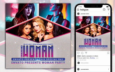 Night Club Party Flyer-sjabloon