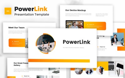 Powerlink - Pitch Deck Google Slides Template