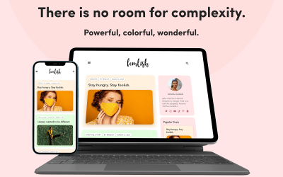 Femlish - Tema minimalista para blogs de WordPress