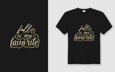 Herbst ist mein Lieblings-T-Shirt Design