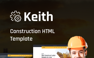 Keith – Építőipari webhelysablon