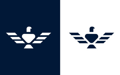 Minimal Kartal Logo Şablonu