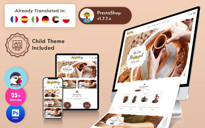 Pottery - Art Ceramic Store Çok Amaçlı PrestaShop Teması