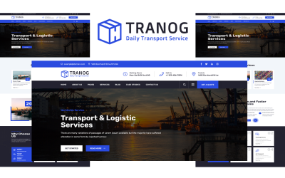 Tranog - Transportation and Logistics HTML5 Template