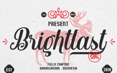 Caratteri Brightlast