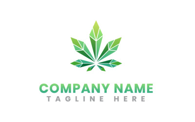 Modello di progettazione del logo aziendale aziendale naturale