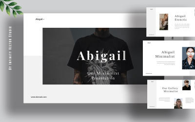 Abigail Minimal Powerpoint-sjabloon