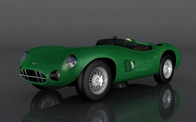 Aston Martin DBR1 3D Modeli