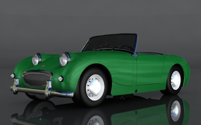 Austin-Healey Sprite 1958 Modelo 3D