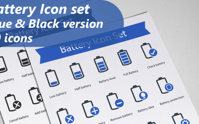 Battery Iconset template