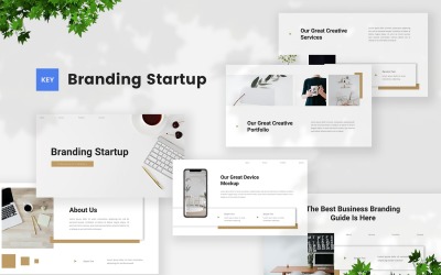 Branding - Startup Keynote sablon