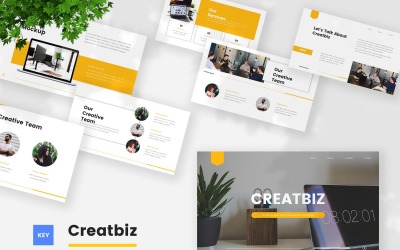 Creatbiz - Plantilla de presentación de negocios creativos