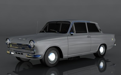 3D model Lotus Cortina